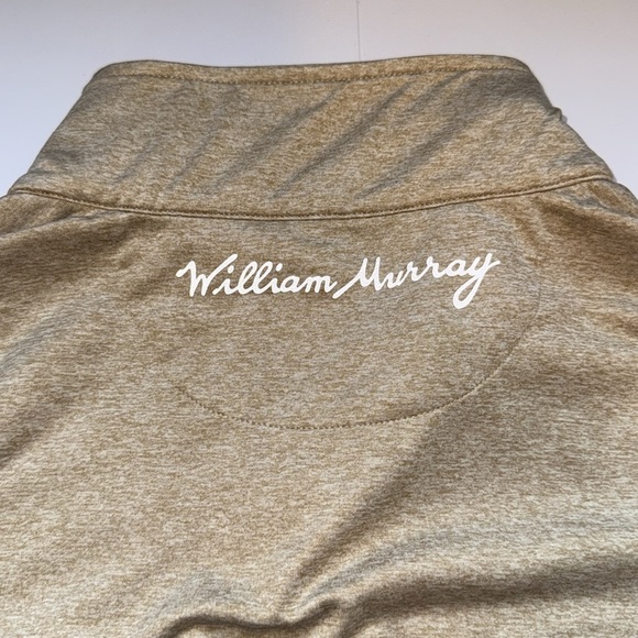 William Murray Golf Tan Long Sleeve Quarter Zip - Picture 8 of 10
